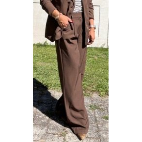 Fava wide pants ICHI, slate black melange
