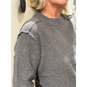 Rumi darling knit Mos Mosh Heyanno, grey melange