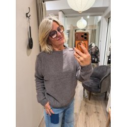 Rumi darling knit Mos Mosh Heyanno, grey melange