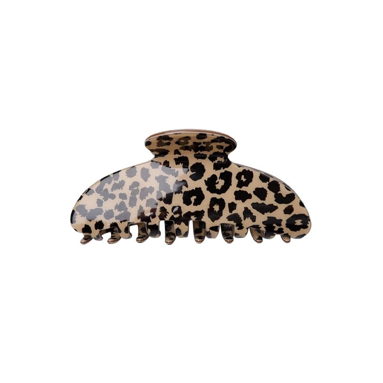 Bcasher hair claw Black Colour, beige leo