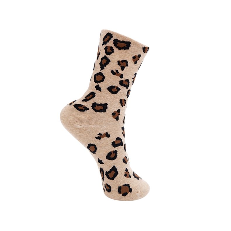 Bccalla leo sock Black Colour, beige