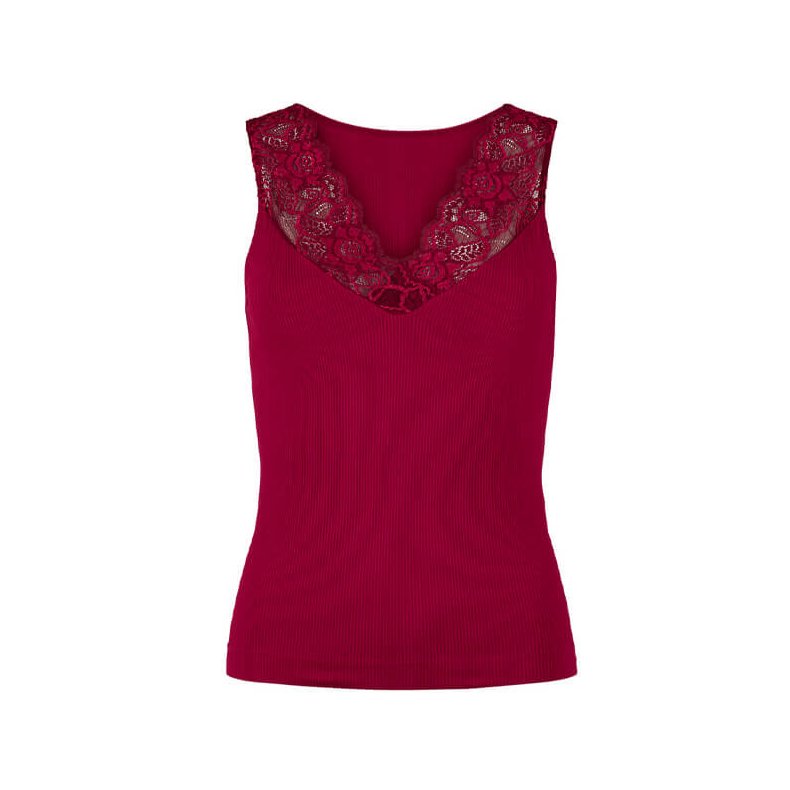 Belen v-lace top Tim &amp; Simonesen, bordo