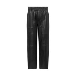 Bella HW pants full length Depeche, black 