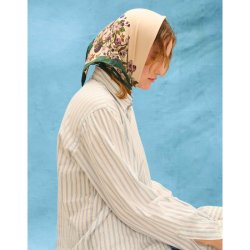 Autumn blackberry sia scarf Beck Sndergaard, birch white
