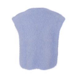 Bjoerk pullover vest Black Colour, lt. blue