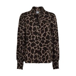 Nuhana shirt Nmph, black coffee