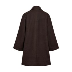 Nukimberly coat Nmph, black coffee