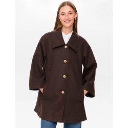 Nukimberly coat Nmph, black coffee