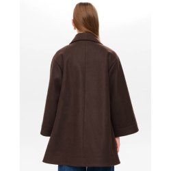 Nukimberly coat Nmph, black coffee