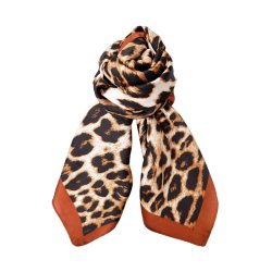 Bcnira mini scarf w. golden ring Black Colour, leo