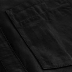 Tieldedep long leather shirt Depeche, black