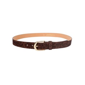Bcsmilla suede belt Black Colour, mocca leo