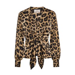 Blair blouse Karmamia, hammered leopard