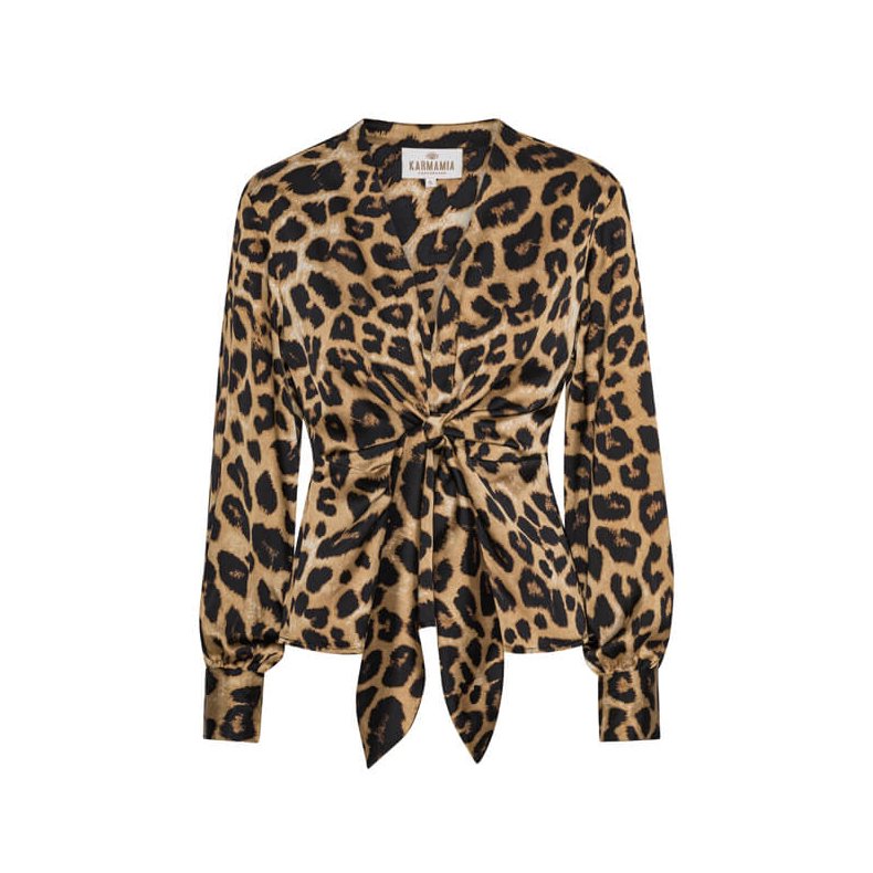 Blair blouse Karmamia, hammered leopard