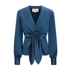 Blair blouse Karmamia, rich cerulean blue