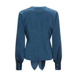 Blair blouse Karmamia, rich cerulean blue