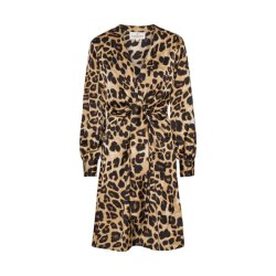 Blair dress Karmamia, hammered leopard