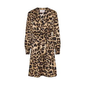 Blair dress Karmamia, hammered leopard