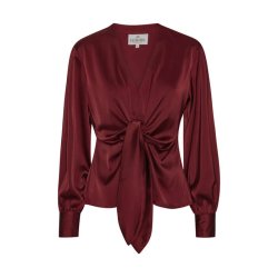 Blair blouse Karmamia, semi rich merlot