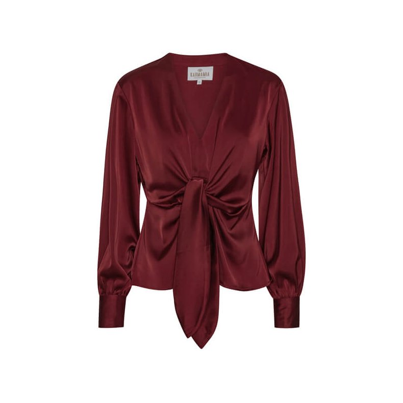 Blair blouse Karmamia, semi rich merlot