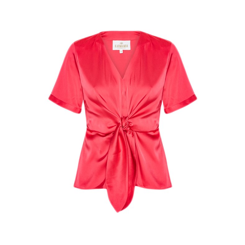 Blair blouse Karmamia, semi rich deep pink