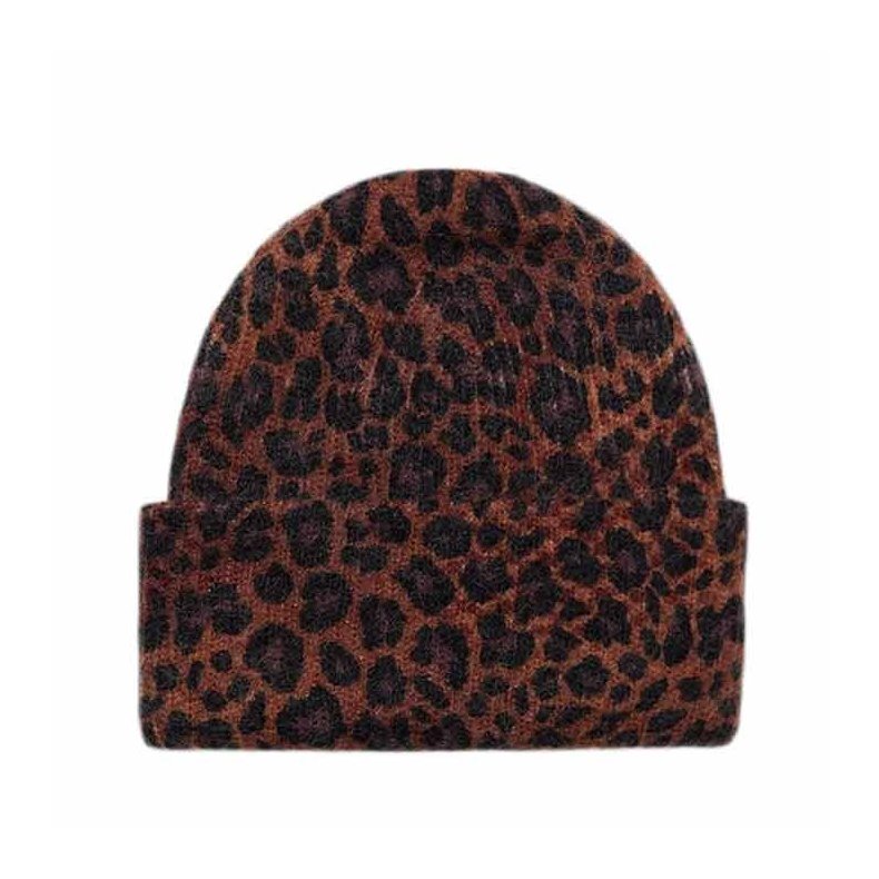 Blake mohair beanie Lala Berlin, dark brown leo