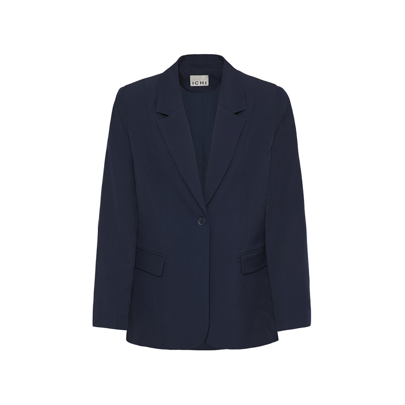 Fava long blazer ICHI, dark navy