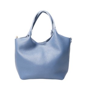 Bcisolde leather bag Black Colour, blue