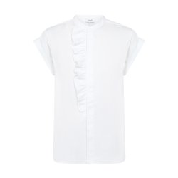 Isla solid 122 blouse Levet Room, white
