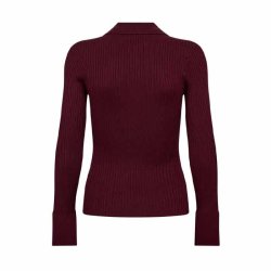 Bonnycc polo ls knit Co'Couture, winered