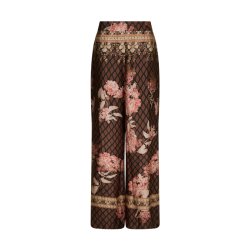 Lunet botanical border pants Neo Noir, black