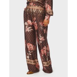 Lunet botanical border pants Neo Noir, black