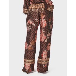 Lunet botanical border pants Neo Noir, black