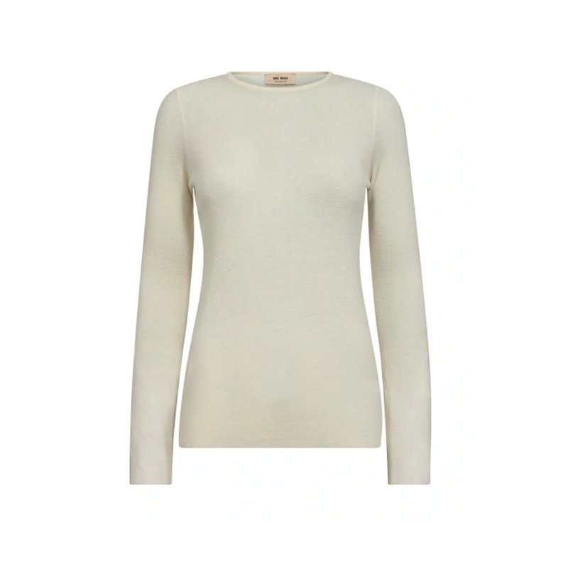 Bouch o-neck knit Mos Mosh, ecru