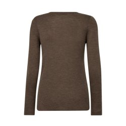 Bouch o-neck knit, chocolate chip