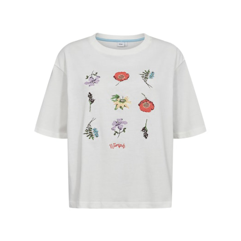 Nubelisa boxy t-shirt N�mph, cloud dancer