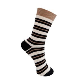Brenda sock Black Colour, khaki/black