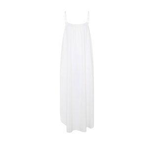 Vancouver linen sl long dress frau, bright white