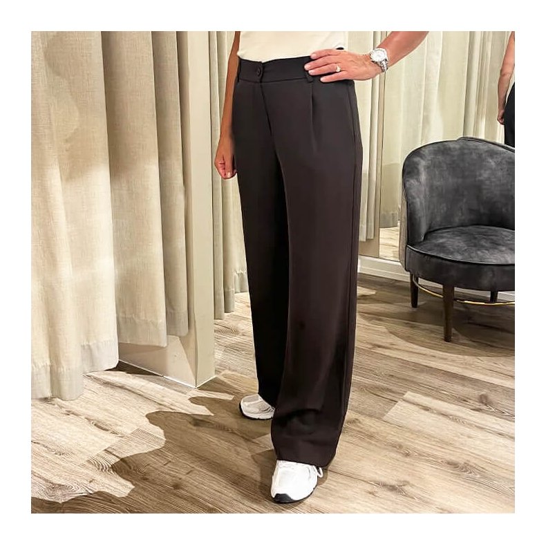 Trousers Imperial, black coffee