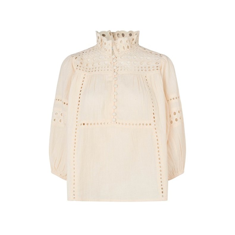 Brunie blouse Second Female, ecru