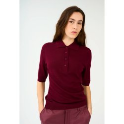 Essex polo knit IVY, Burgundy