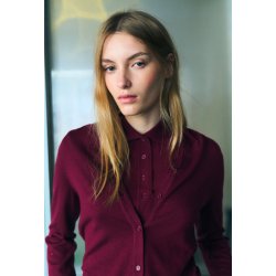 Essex polo knit IVY, Burgundy