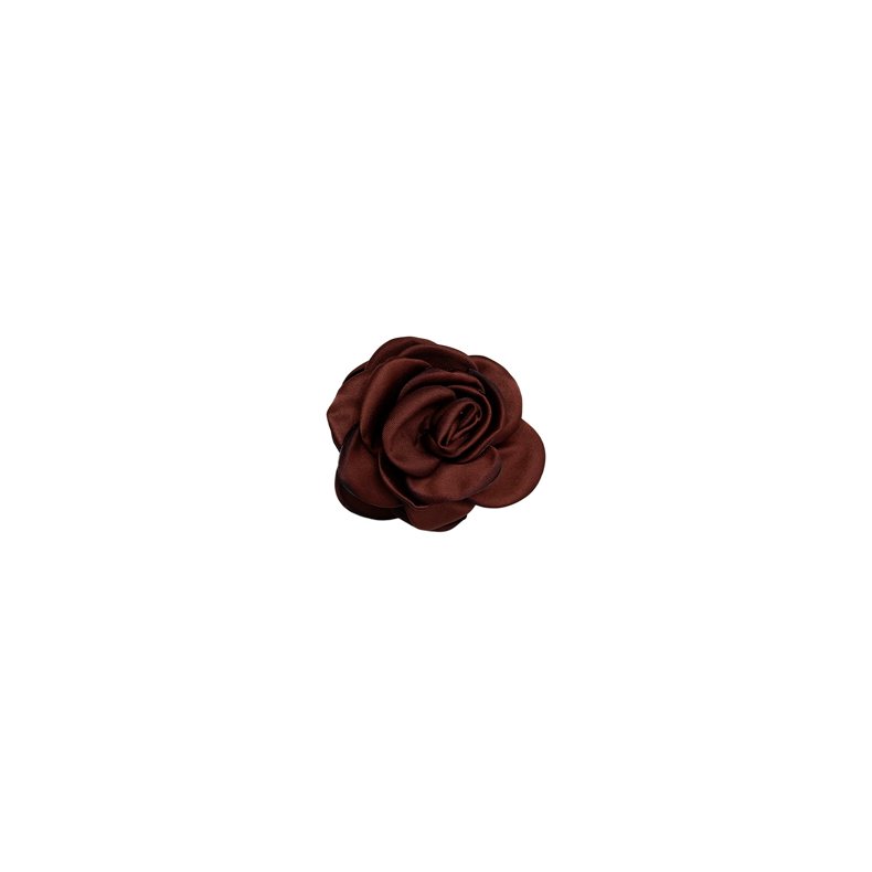 Cait small flower hair claw Black Colour, brown