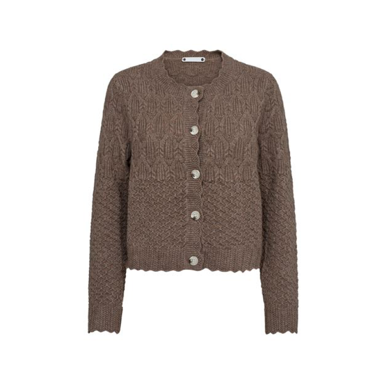 PointelleCC new cardigan Co'Couture, walnut