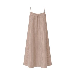 Catherine strap dress Black Colour, camel
