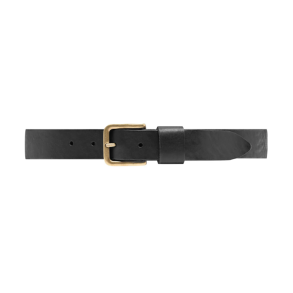 Jeans belt Depeche, black/brass