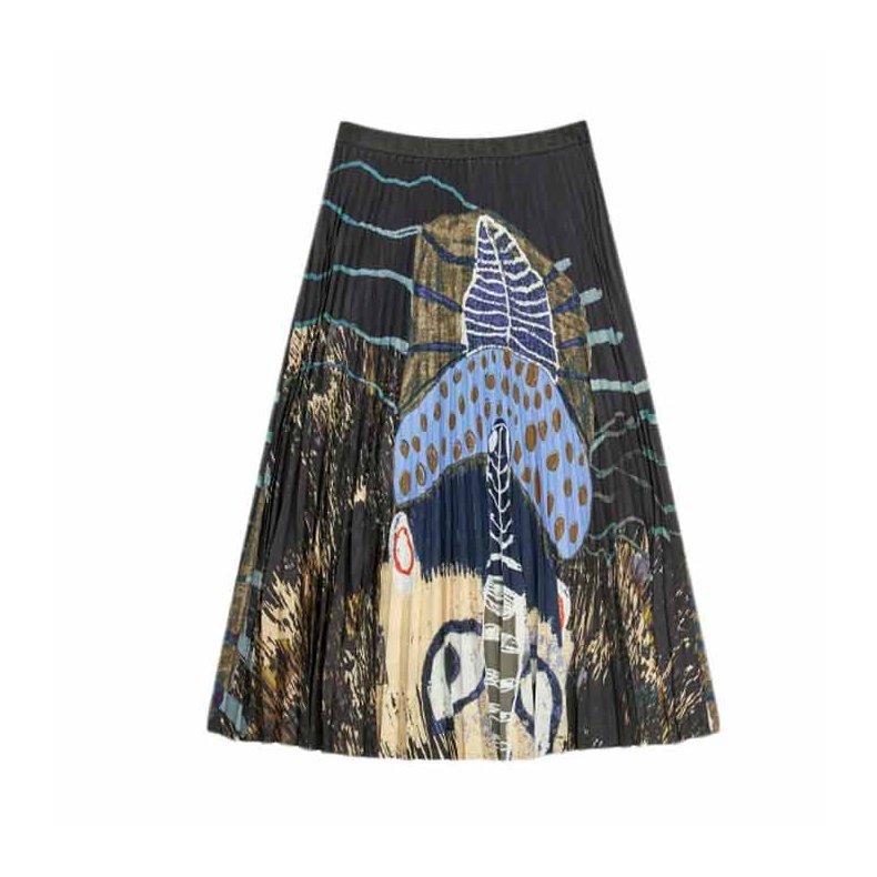 Charming skirt Munthe, black print