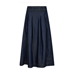 Anyacc denim pleat skirt Co'Couture, dark denim