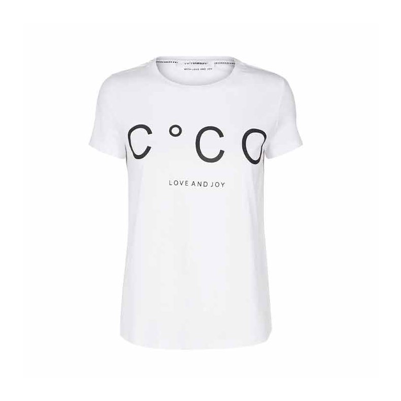 Coco signature tee Co'Couture, white
