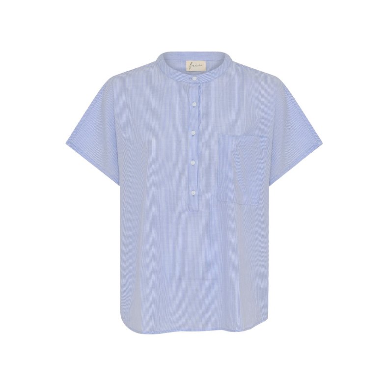 Colombo ss top Frau, baby lavender stripe